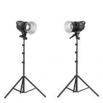 METTLE LED-Studioset EL-2600 Fotostudio Beleuchtung Set 