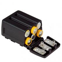 NANGUANG Batteriebehälter (6 x AA-LR6, 1,5 V) für LED-Videoleuchte Videolicht 
