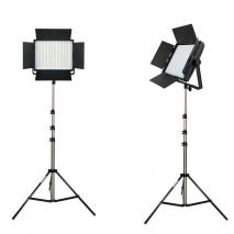 NANLITE / NANGUANG LED-Studioset DOMINO DUO 900 SA Fotostudio Beleuchtung Set 