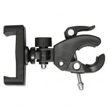 METTLE Flexi-Halter, Rohrklemme, Fahrrad-Halter für Smartphone, Handy 