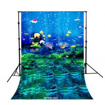 METTLE DIGITAL PRINT Kinder Motiv-Hintergrundstoff MTKH-023, 1,5 x 2,3 m Fotostudio-Hintergrund 
