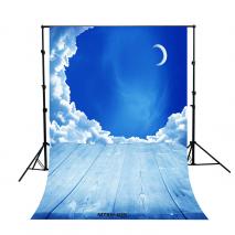METTLE DIGITAL PRINT Kinder Motiv-Hintergrundstoff MTKH-029, 1,5 x 2,3 m Fotostudio-Hintergrund 