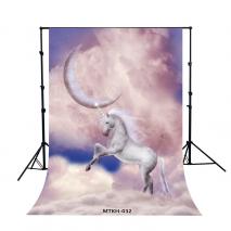 METTLE DIGITAL PRINT Kinder Motiv-Hintergrundstoff MTKH-032, 1,5 x 2,3 m Fotostudio-Hintergrund 