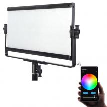 BEST of TECHNIC, METTLE RGB Multi Color Studioleuchte SMART PANEL SPL 420C  mit App, Fotostudio Beleuchtung