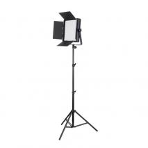 NANLITE LED-Studioset DOMINO 600 SA Fotostudio Beleuchtung Set mit Studioleuchte CN-600 SA & Stativ 