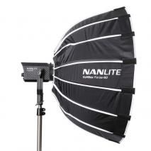 NANLITE SET: LED Studioleuchte FORZA 60 mit Parabol-Softbox SB-FZ60 Ø 60 cm Fotostudio Beleuchtung 