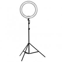 METTLE Ringleuchte Ringlicht-SET RL-75 Ringlampe mit Stativ 190 cm 