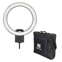 NANLITE Dimmbare LED-Ringleuchte HALO 19 mit Tasche Ringlicht Ringlampe 