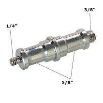 METTLE Wechsel-Spigot, Doppel-Spigot 5/8" mit 1/4" & 3/8" Gewinde 