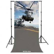 METTLE DIGITAL PRINT Motiv-Hintergrundstoff MTSH-024, 1,7 x 3,7 m Fotostudio Hintergrund Fotohintergrund 