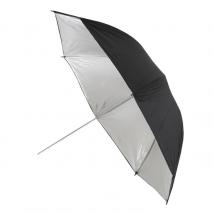 METTLE Studioschirm, Reflexschirm silber Ø 101 cm Fotoschirm 