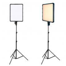 NANLITE Bi-COLOR LED-Studioset FLATBOARD 500 Fotostudio Beleuchtung Set mit COMPAC 68B 