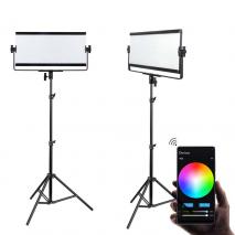 METTLE LED-Studioset SPL 8000 mit RGB Studioleuchte SMART PANEL SPL 420C 