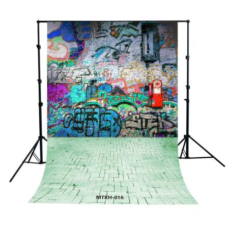 METTLE DIGITAL PRINT Kinder Motiv-Hintergrundstoff MTKH-016, 1,5 x 2,3 m Fotostudio-Hintergrund 