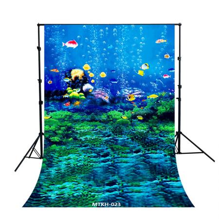 METTLE DIGITAL PRINT Kinder Motiv-Hintergrundstoff MTKH-023, 1,5 x 2,3 m Fotostudio-Hintergrund 