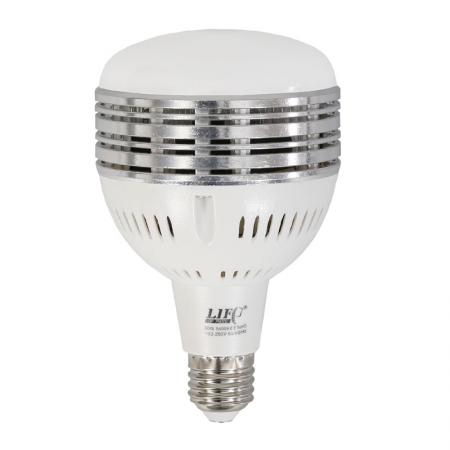 LIFE OF PHOTO High Power Leuchtmittel LED-Lampe 60 Watt 5400°K Fotolampe E27 