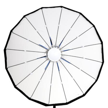 LIFE of PHOTO Mobiler Beauty-Dish 16 tlg faltbar silber Ø120 cm BRONCOLOR PULSO