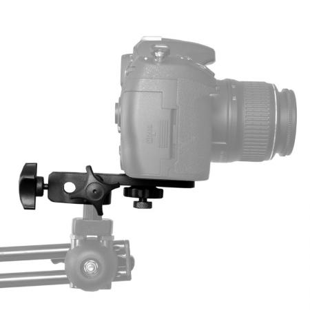 METTLE Universalhalter Kamera-Halterung für Doppelrohr-Gelenkarm Foto-Halter 