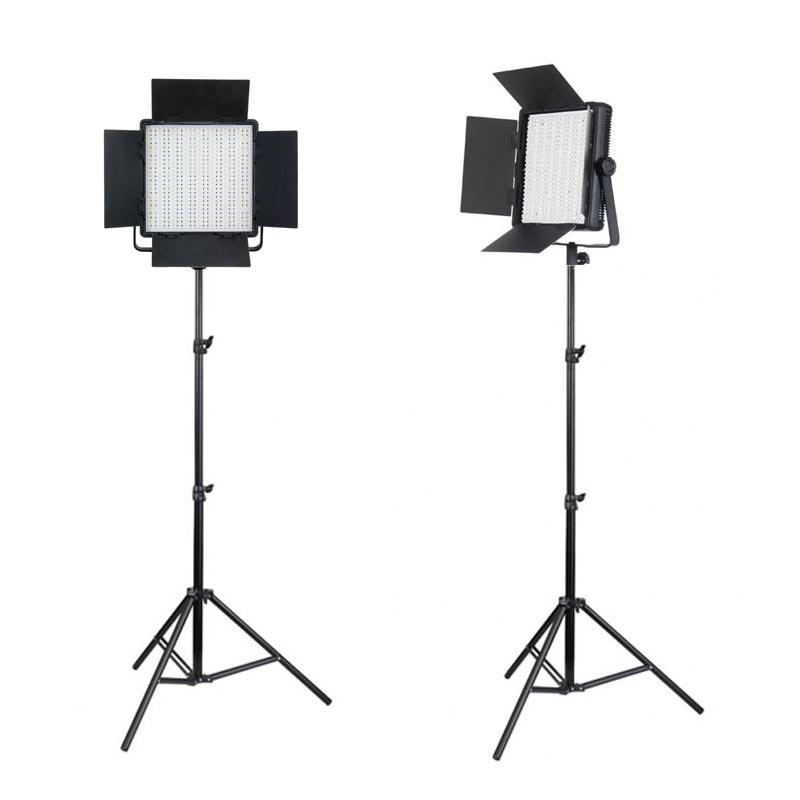 METTLE® Studioset LED STARTER KIT 260 LED-Set mit Studioleuchte für Fotostudio 
