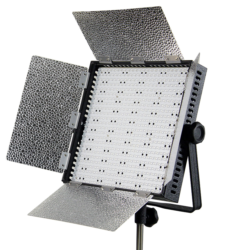 LED Panel Studioleuchte Fotoleuchte 2x LED-Flächenleuchte CN-600 HS 5900 Lux 